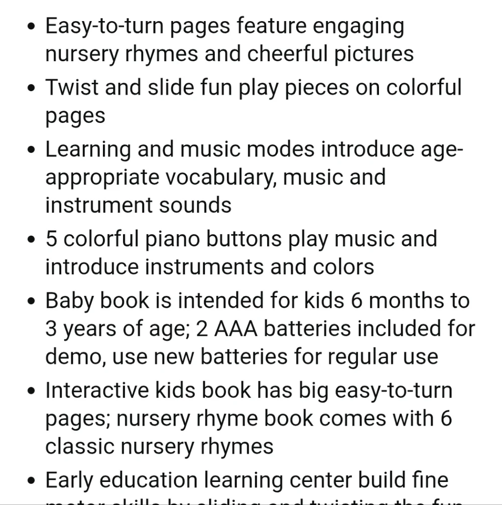 VTech Musical Rhymes Book